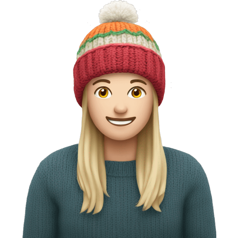 knitted winter hat emoji