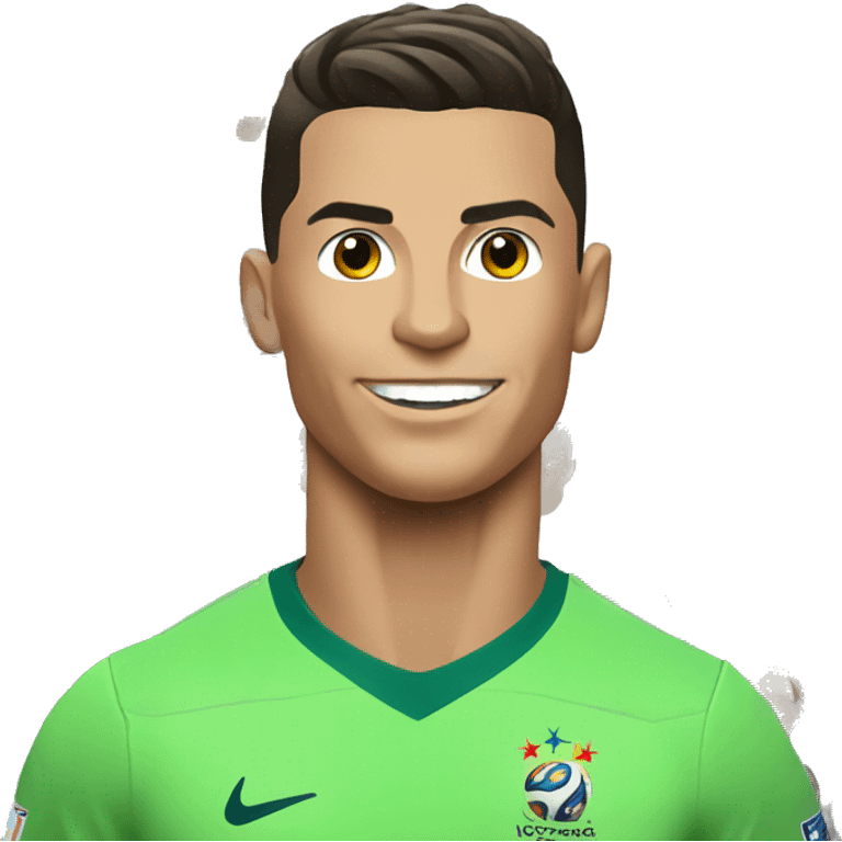 Cristiano ronaldo hold world cup emoji