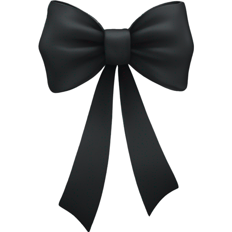 Black bow emoji