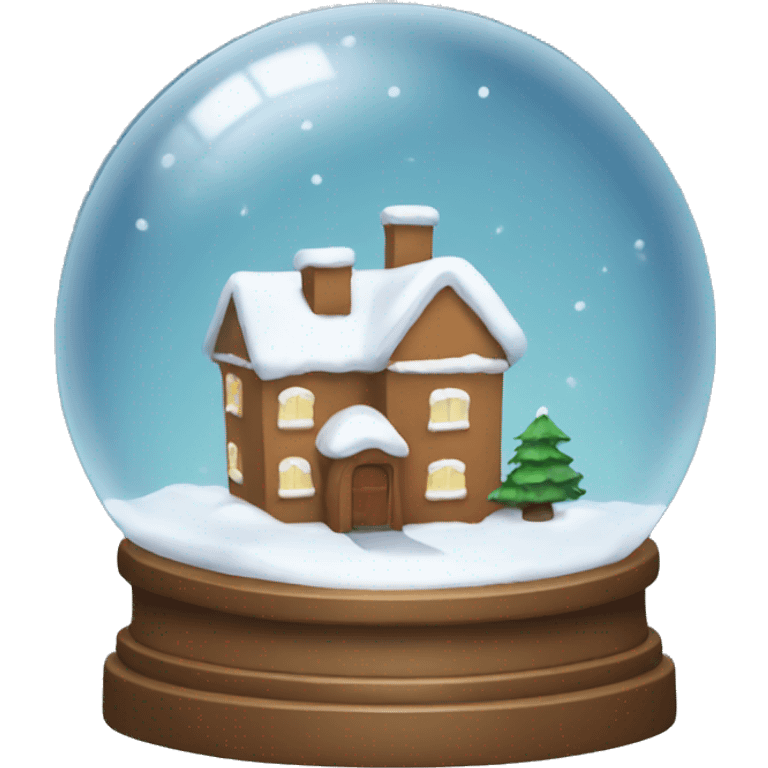 Christmas snowglobe emoji