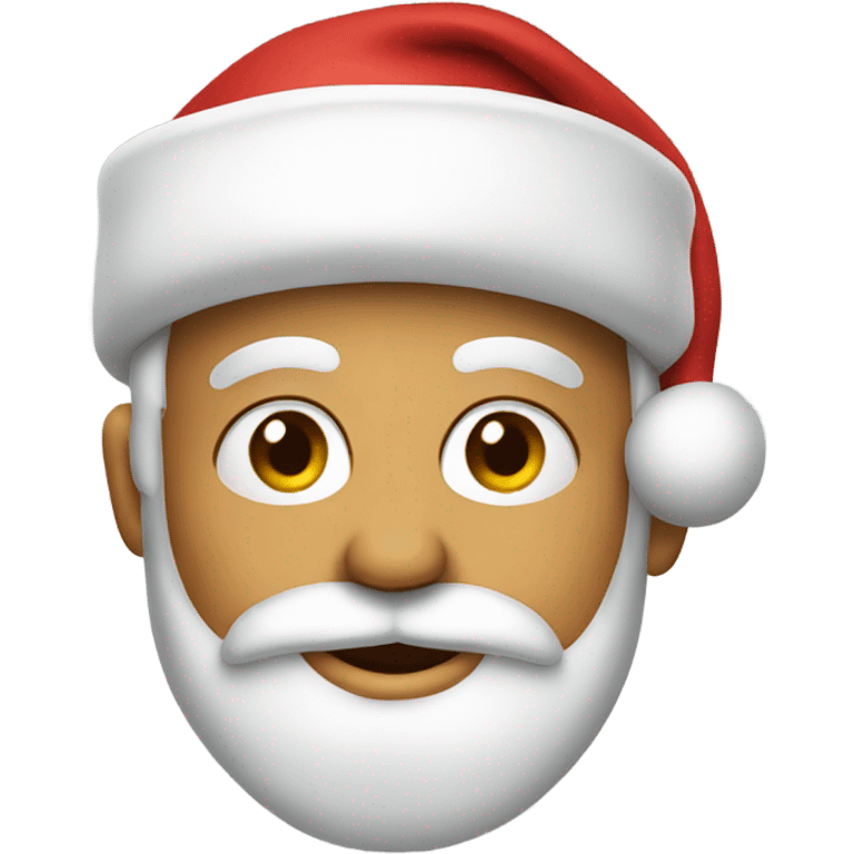 Santa face emoji