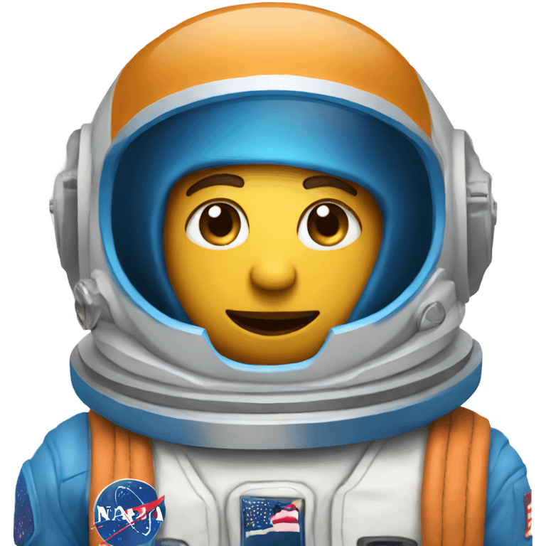 Astronaut with blue visor emoji