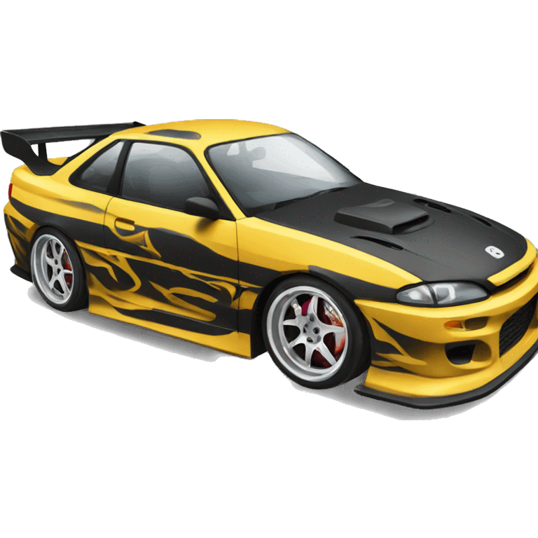 Drift car emoji