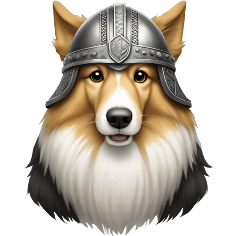 Rough collie Viking emoji