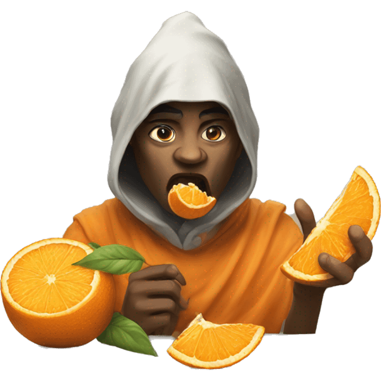 vi arcane eating orange  emoji