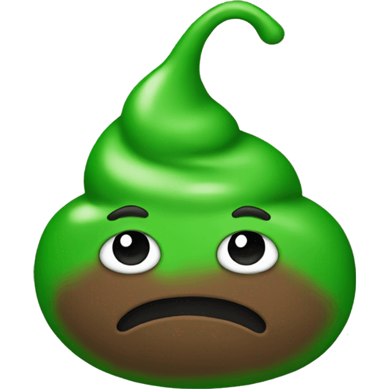 poop emoji green emoji