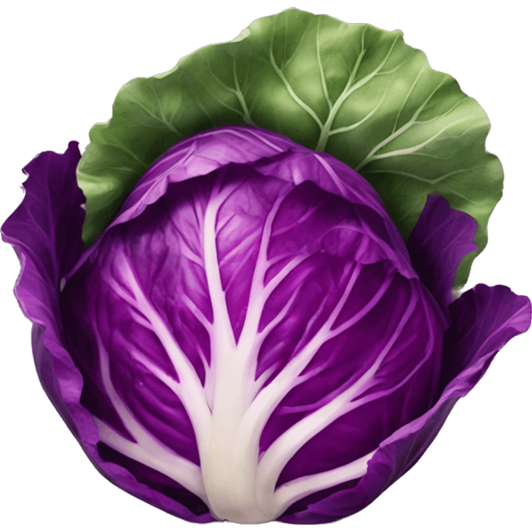 Red cabbage emoji