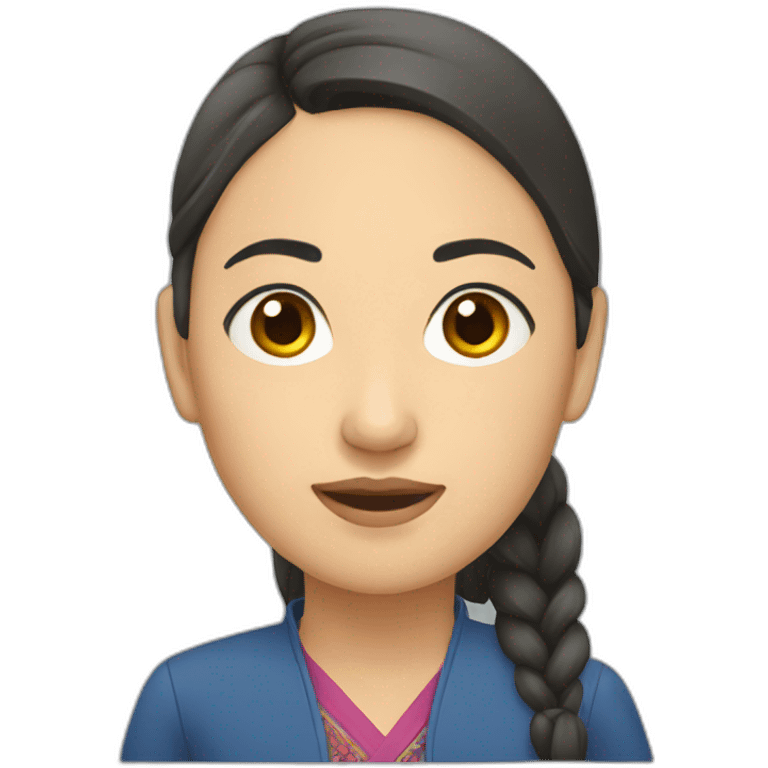 kazakh woman emoji