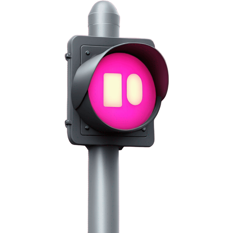 pink signal emoji