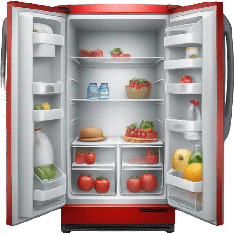 Refrigerador rojo emoji