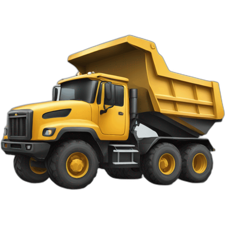 off road dump truck emoji