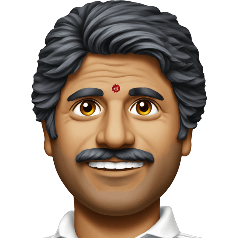 indian cricket captain kapil dev emoji