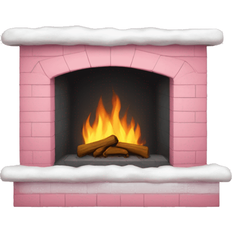 Winter Pink FirePlace emoji