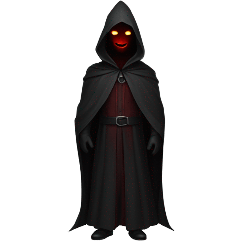 evil devil cloak suit emoji