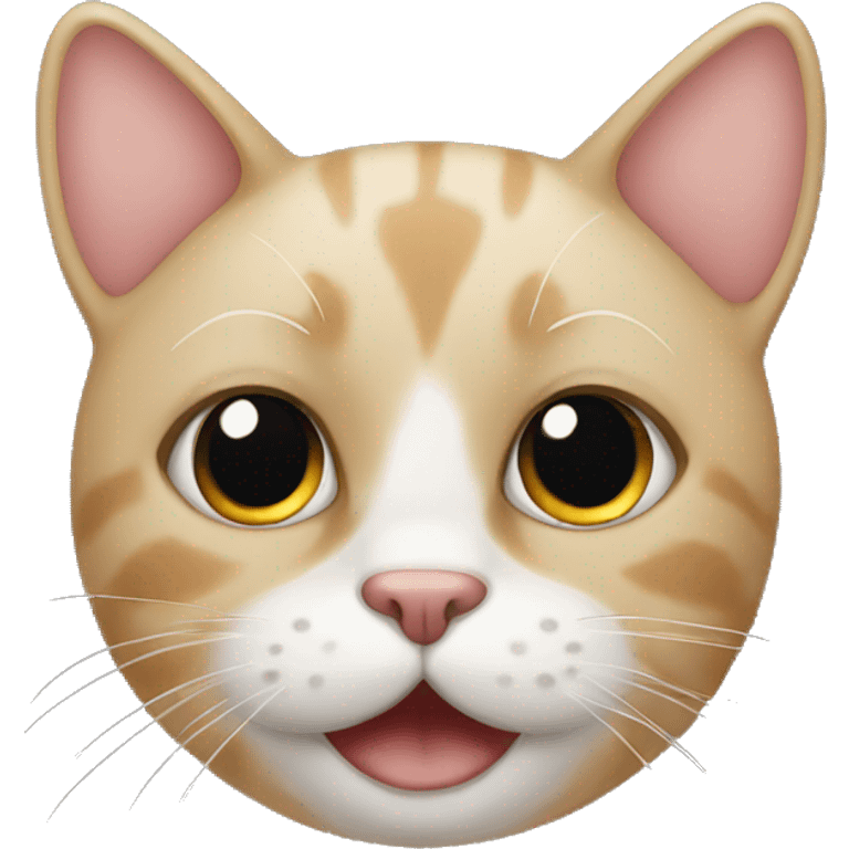 Cat with dark eye circles emoji