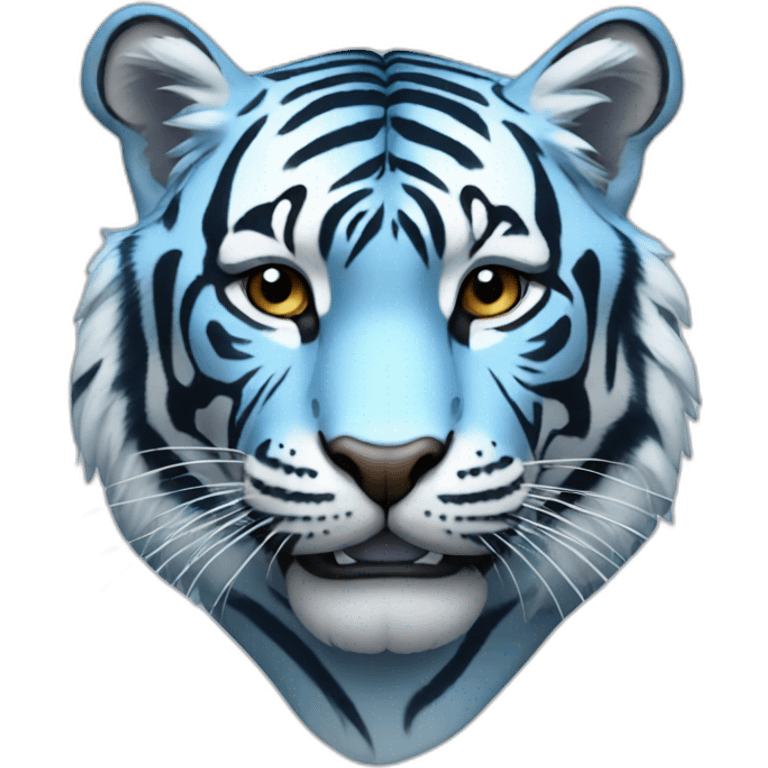 Blue tiger emoji