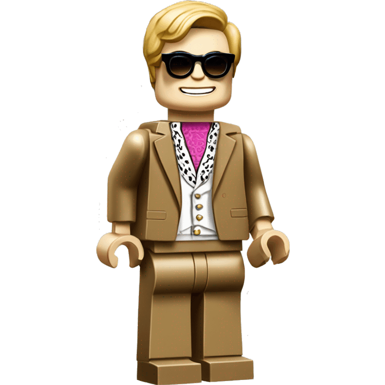 ELTON JOHN lego full body emoji