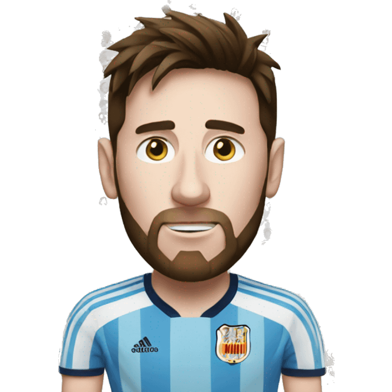 Messi world cup emoji