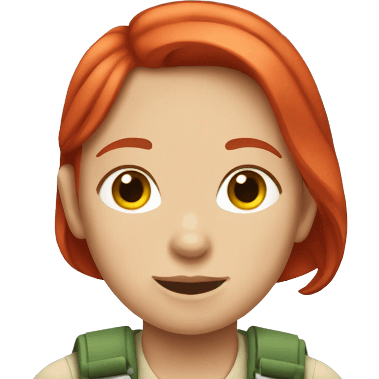 girl with red hair who is a zookeeper  emoji