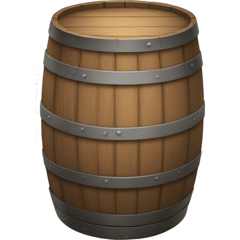 Wooden barrel  emoji