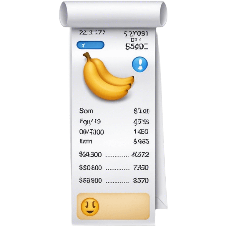 very long receipt emoji