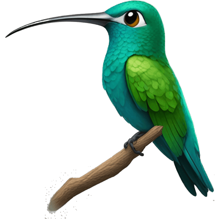 Colibrí tem de se mover de um lado ao ououtououtro emoji