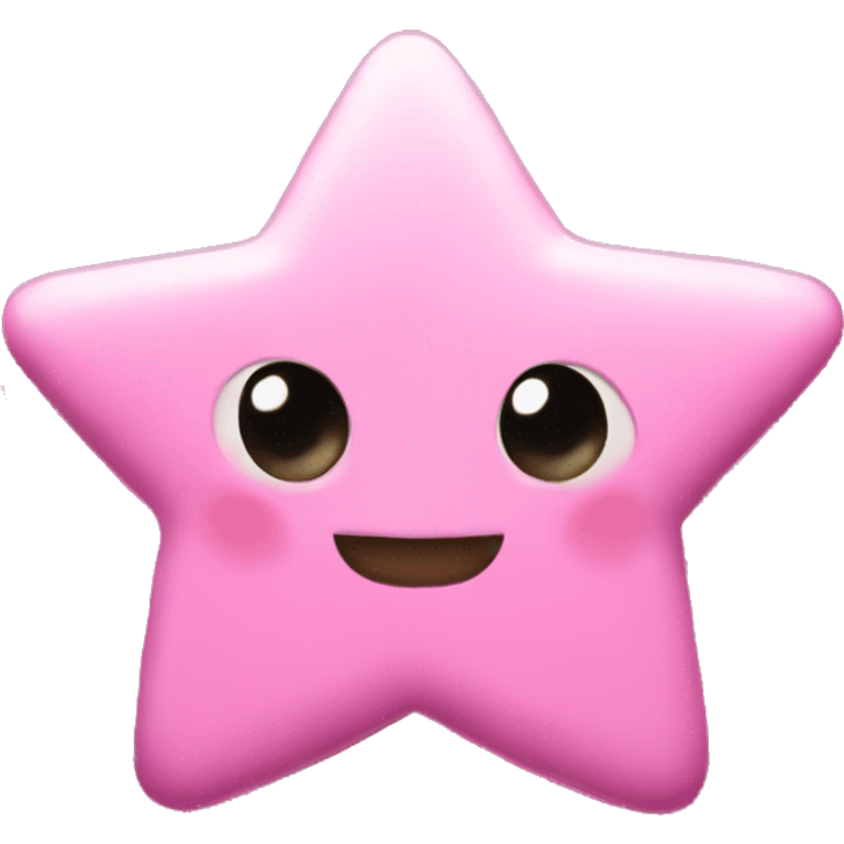 Pink sparkly stars emoji