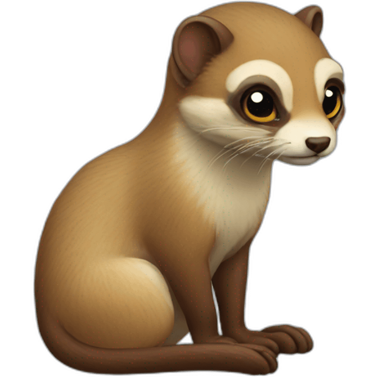 really weird weasel emoji