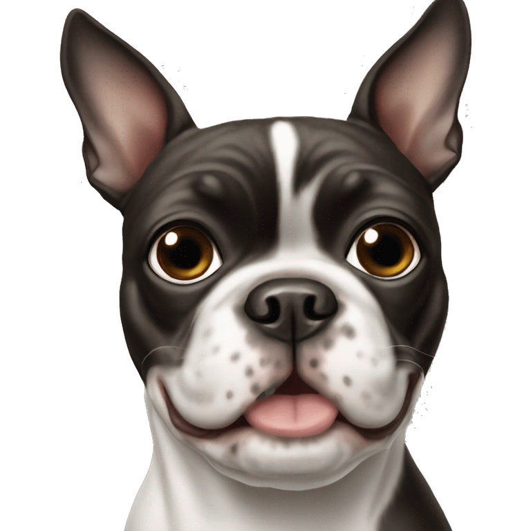 boston terrier  emoji