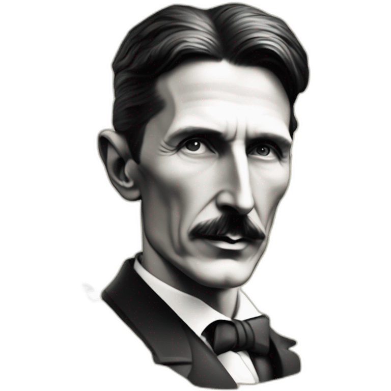 nikola tesla on a coin emoji