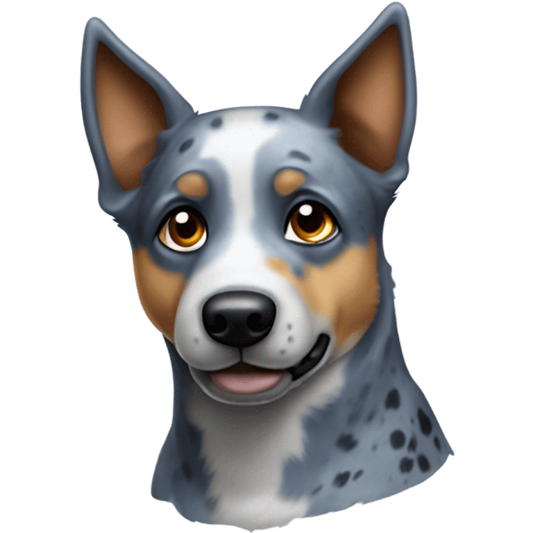 Blue heeler dog emoji