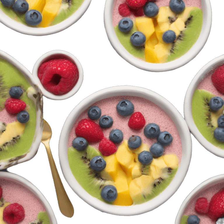 Smoothie bowl emoji