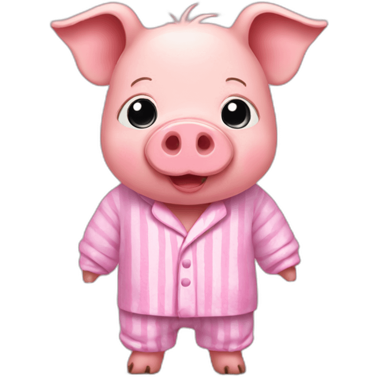 Pig in pijama emoji