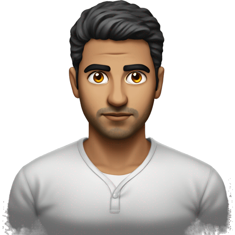 guy 24 years old arab 2011 photorealistic serious emoji