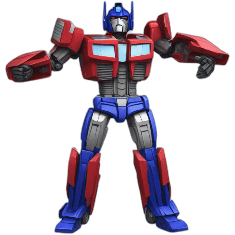 optimus prime full body emoji