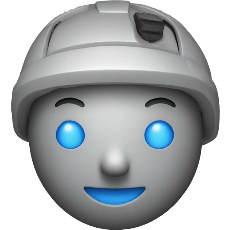 smiley with LiDAR on its head emoji