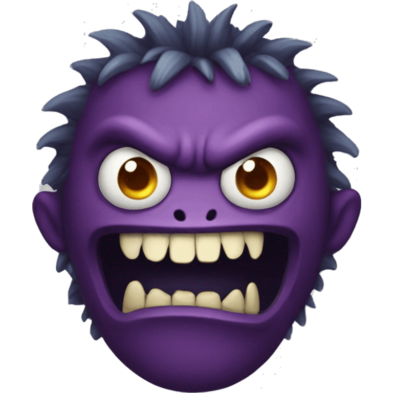 Scary monster emoji