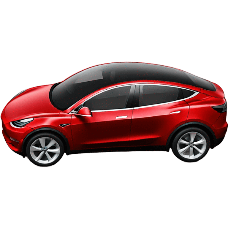 Red Tesla Model Y emoji