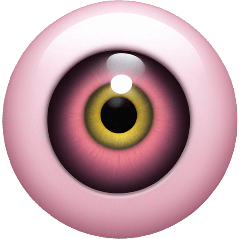 light pink evil eye  emoji