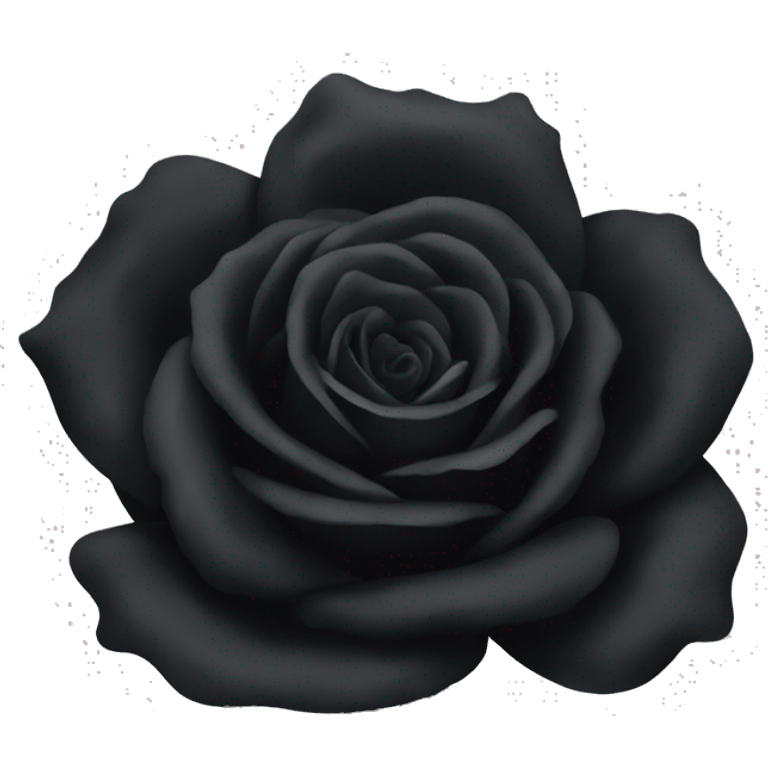 Black rose  emoji