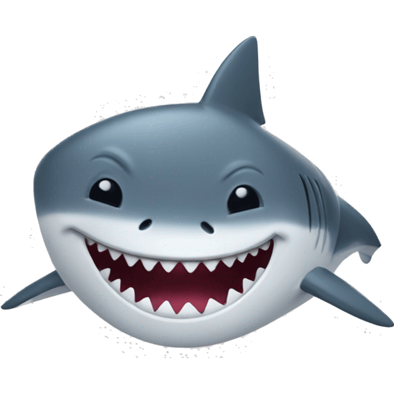 Shark laughed emoji