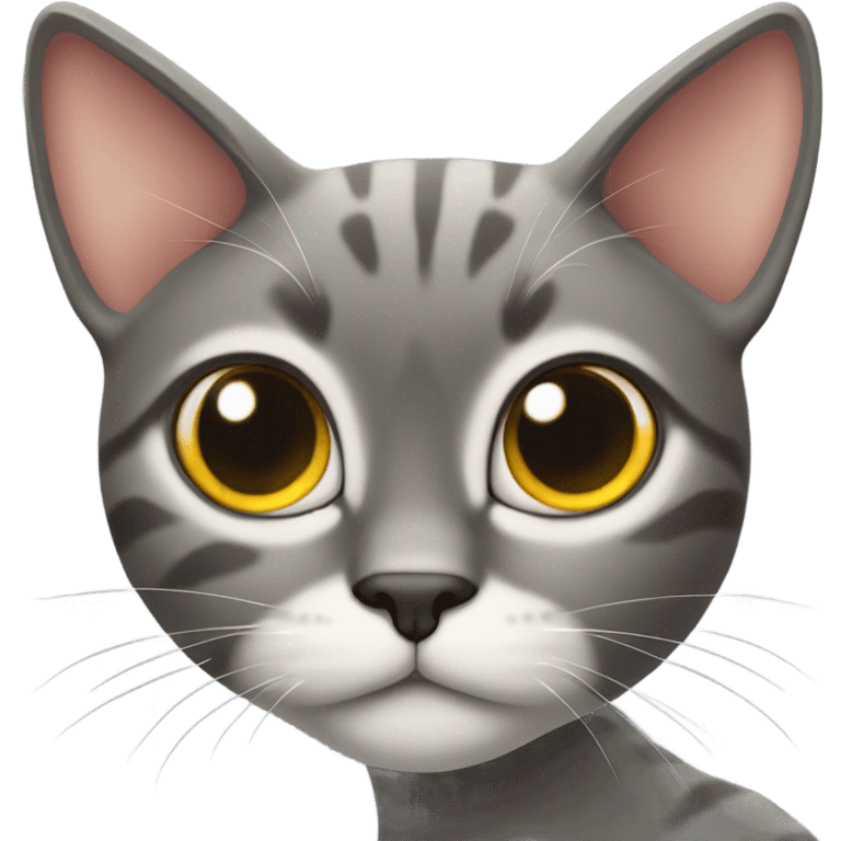 curious cat in focus emoji