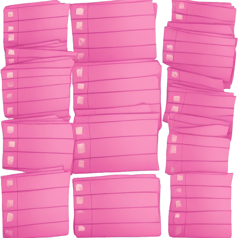 Pink files emoji