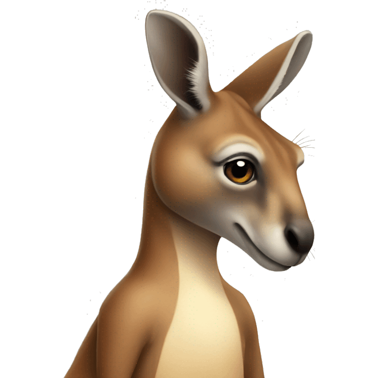 A kangaroo  emoji