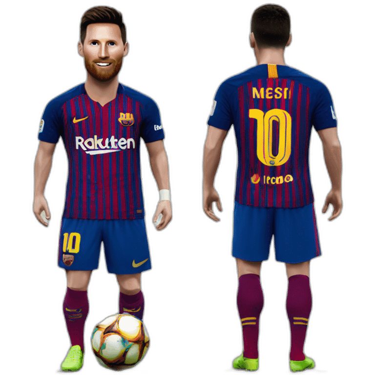 MESSI SUR RONALDO emoji