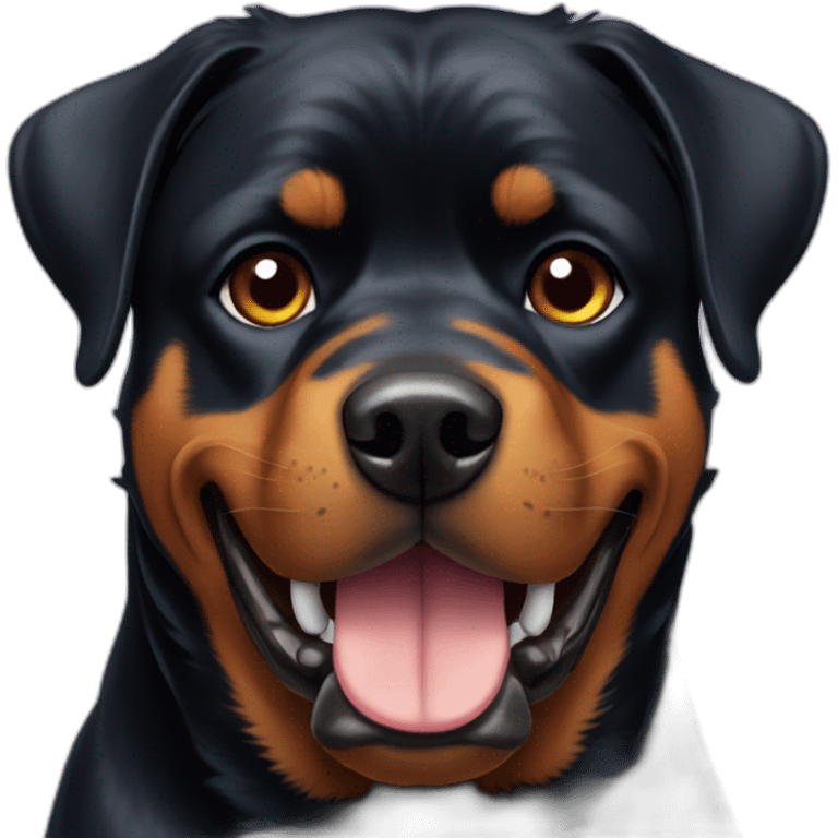 Rottweiler face emoji