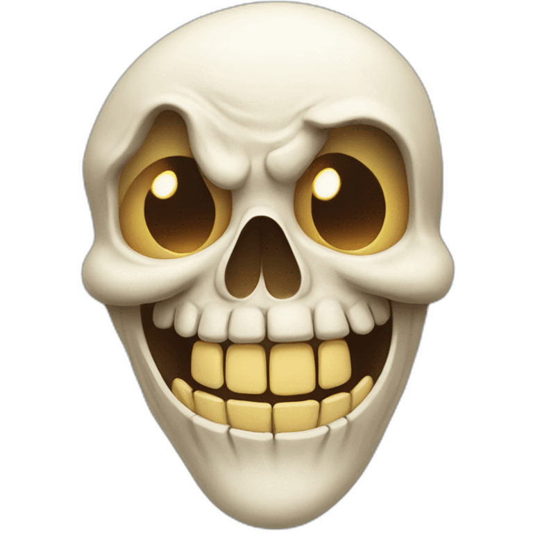 Laughing skull ￼ emoji