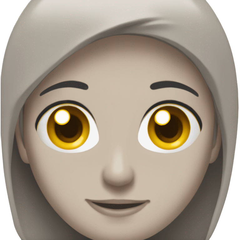 elinde terlik olan yüz emoji