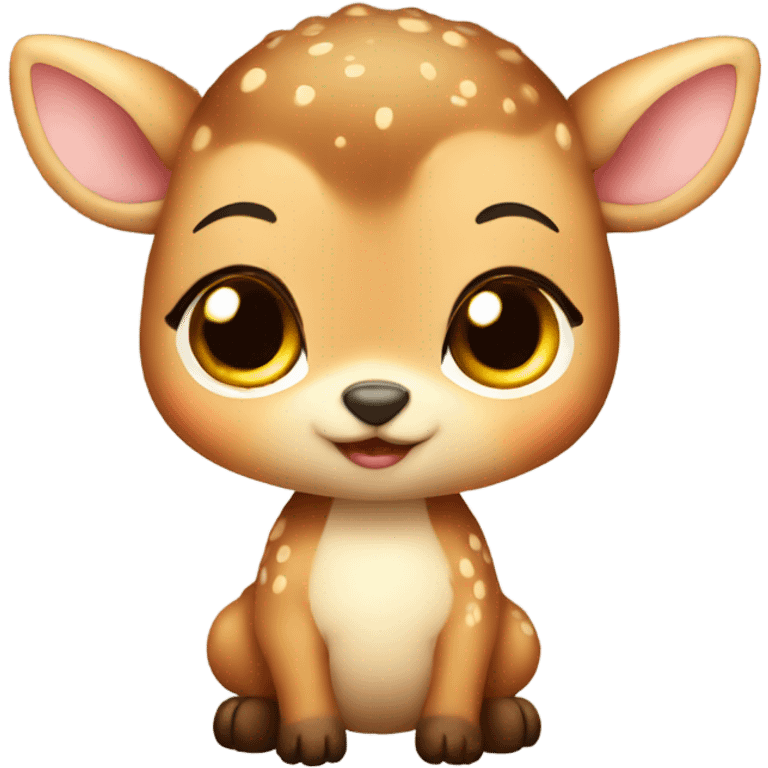 baby deer boy chubby  emoji