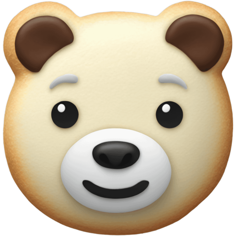 Bear-shaped marshmallows emoji